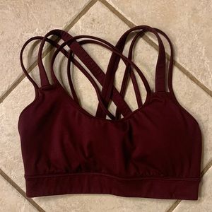 Victoria’s Secret Victoria Sport Purple Strappy Sports Bra Small